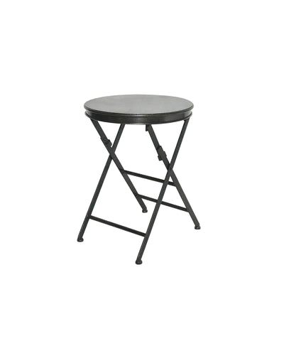 Folding Side Table - Black