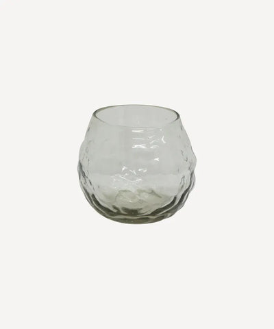 Dappled Clear Bowl Vase