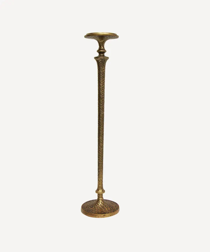 Hammered Pillar Candlestick