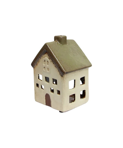 Alsace Cottage Tea Light Villa Olive Green
