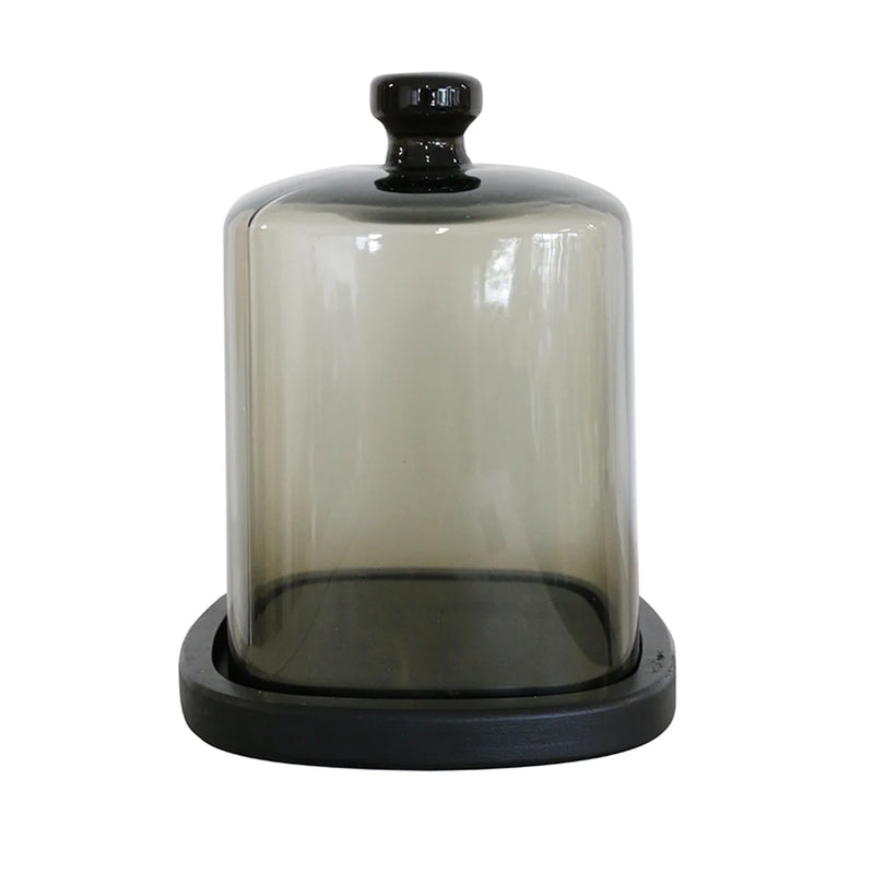 Perfumery Glass Dome and Wooden base