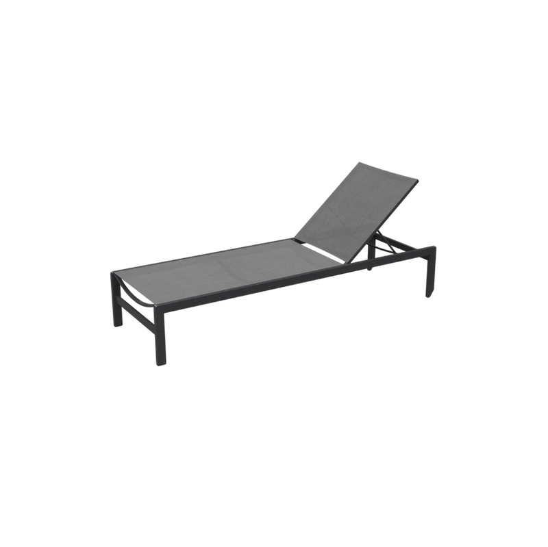 Sylt Outdoor Sun Lounger  Charcoal