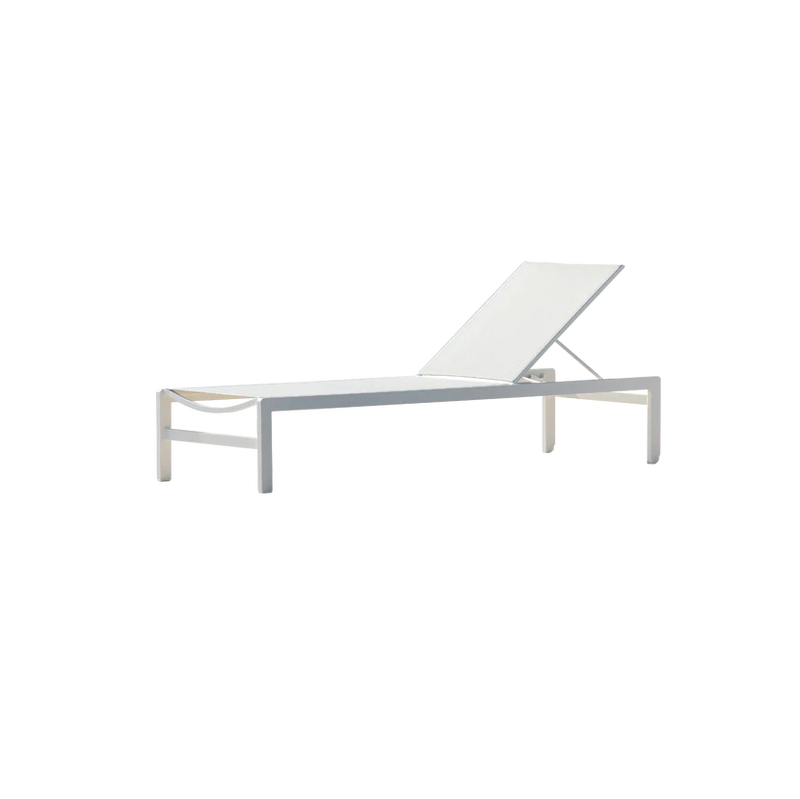 Sylt Outdoor Sun Lounger  White
