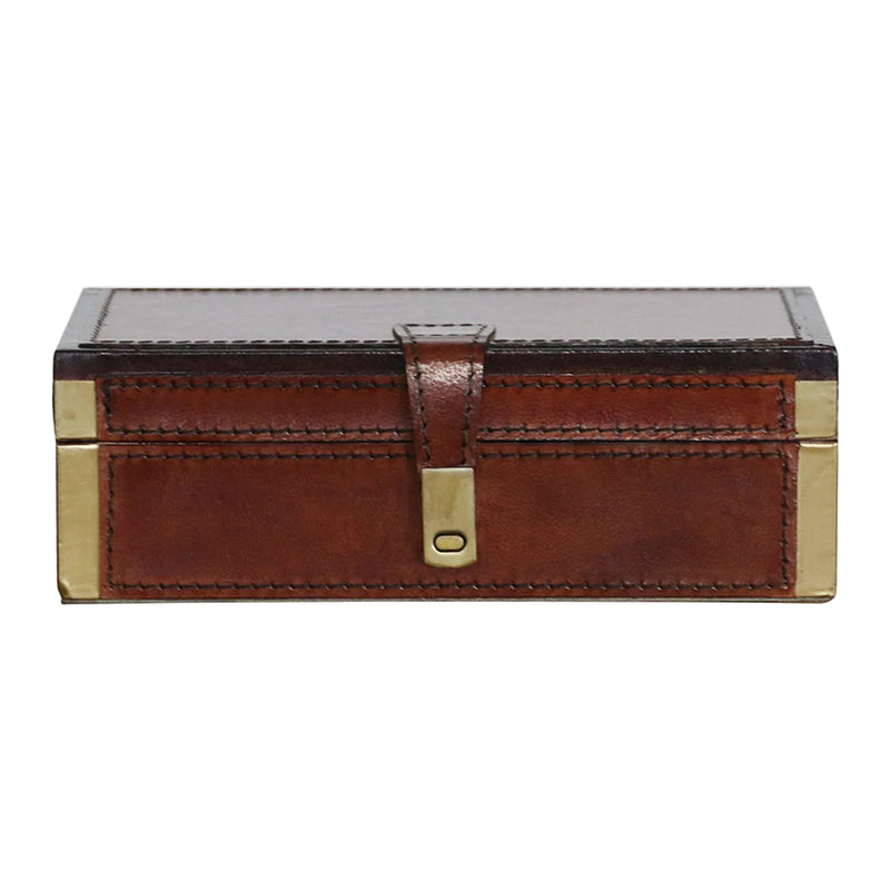 Riviera Midi Leather Jewellery Box