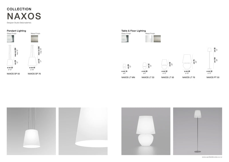 Murano Italian Glass Naxos Table Lamp