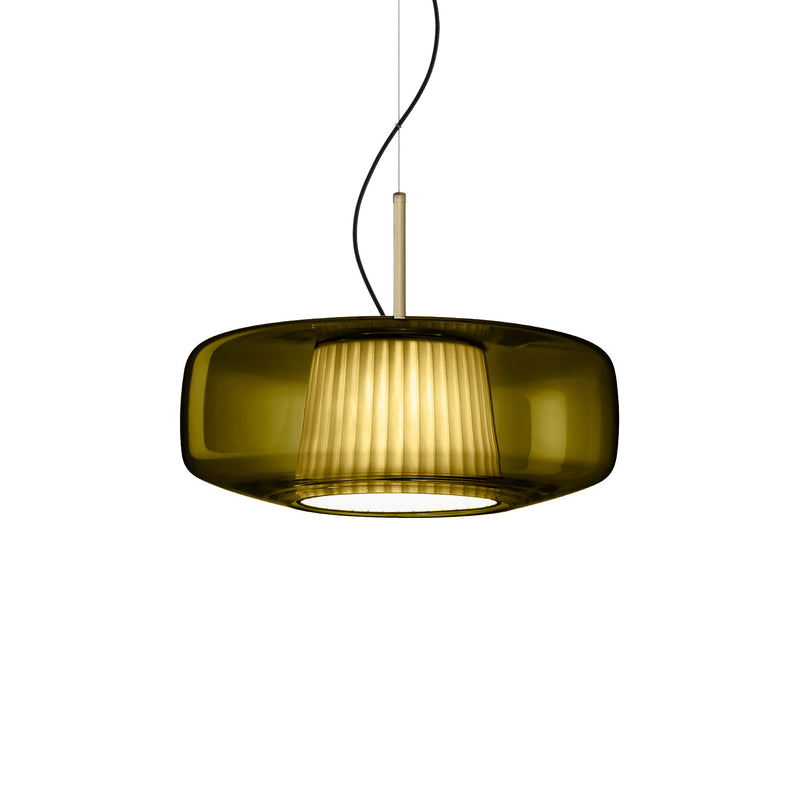 Murano Italian Glass  Plisse Pendant
