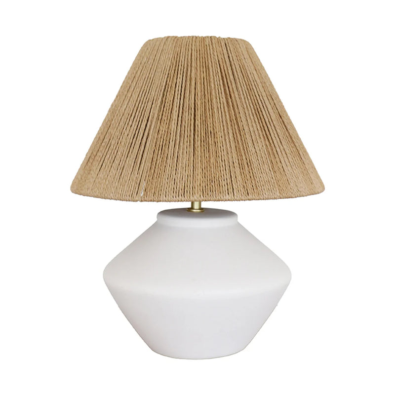 Waiheke White Lamp & Loom Shade