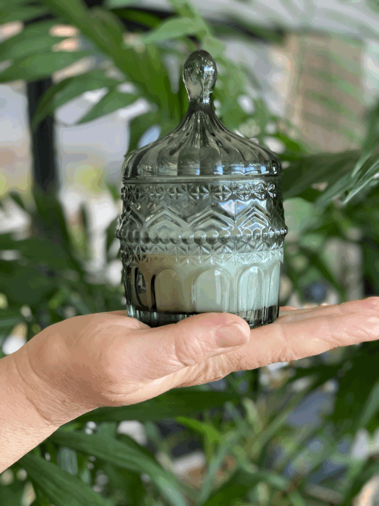 Sachii Lilah Glass Candle Small