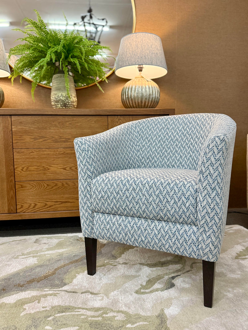 Willow Tub Chair / Zepel Barbados Belair Tapestry