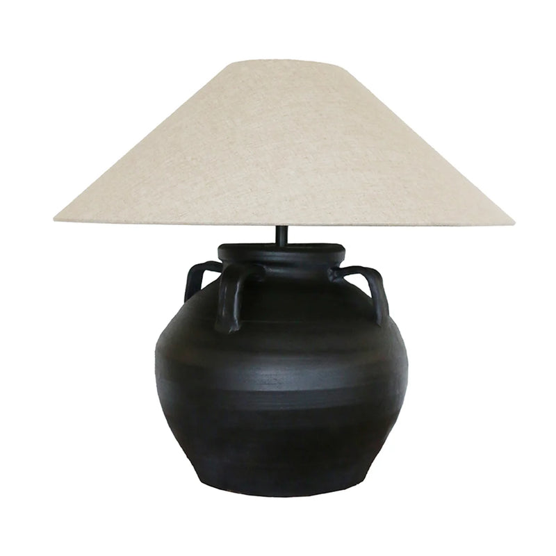 Tuscan Style Ironsand Lamp + Shade