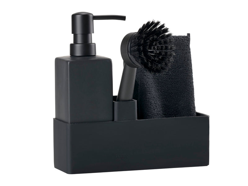Black Dishwashing Set
