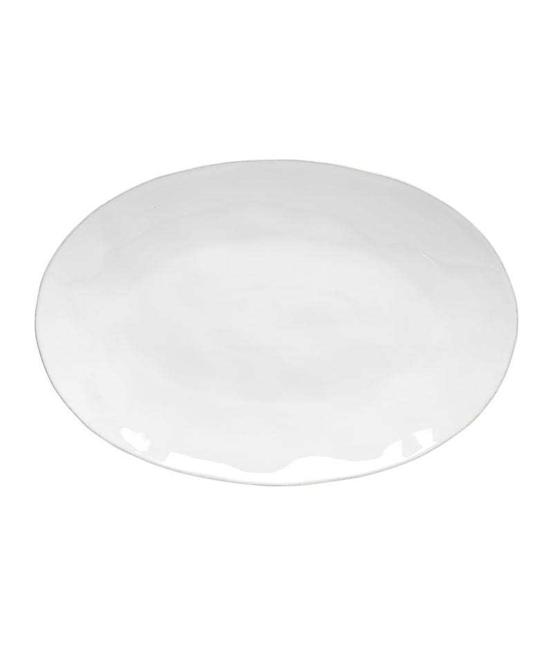 Livia Oval Platter - White