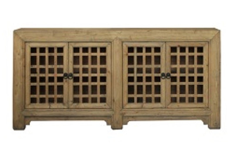 Chinese  Lattice 4 Door Sideboard
