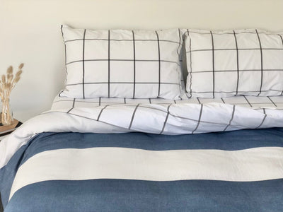Sturdy Stripe Duvet Cover - Queen