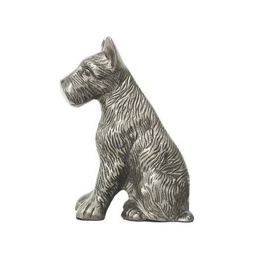 Scottie Dog Sitting Silver