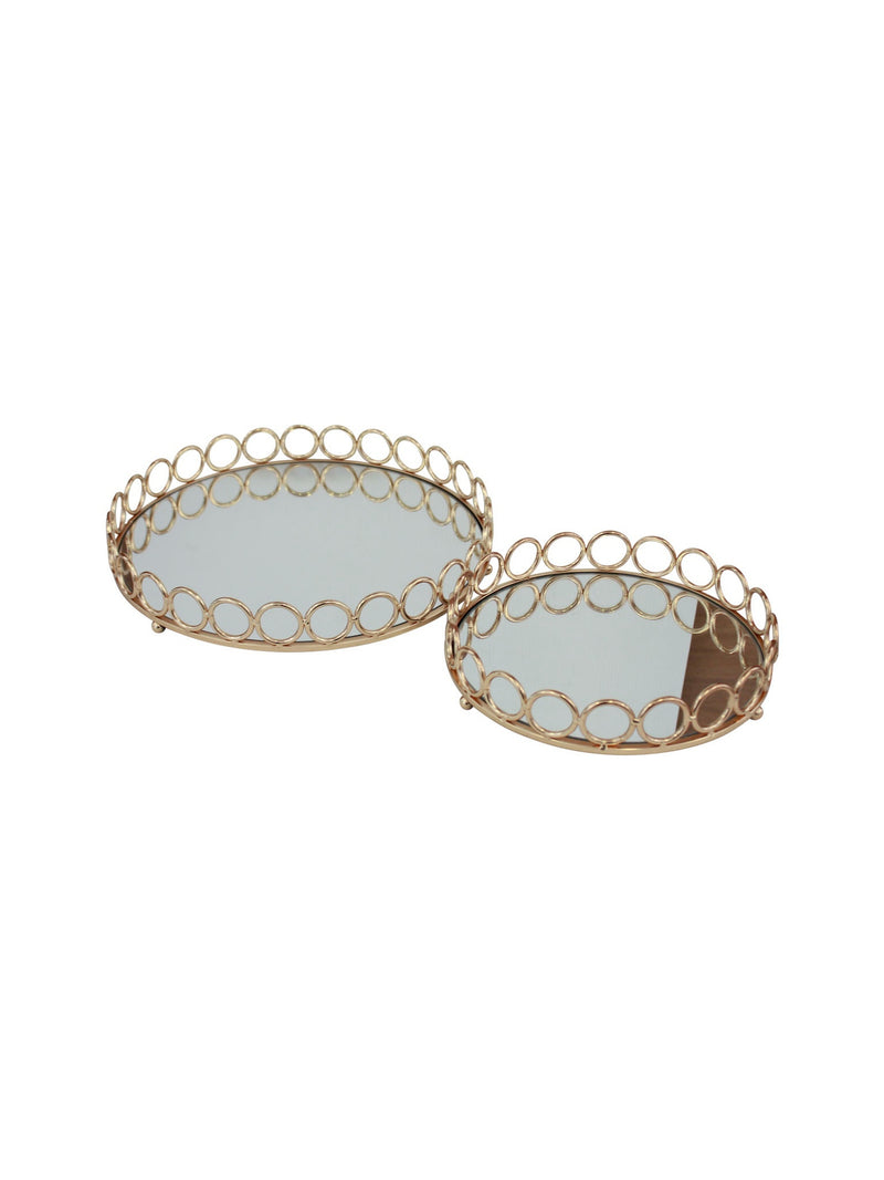 Luxe Circle Decorative Round Tray