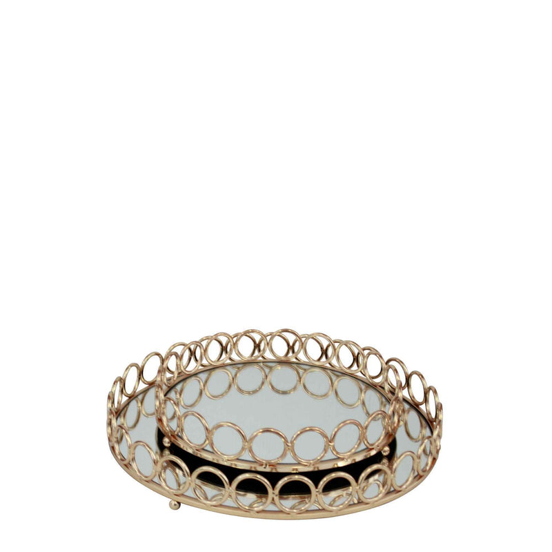 Luxe Circle Decorative Round Tray