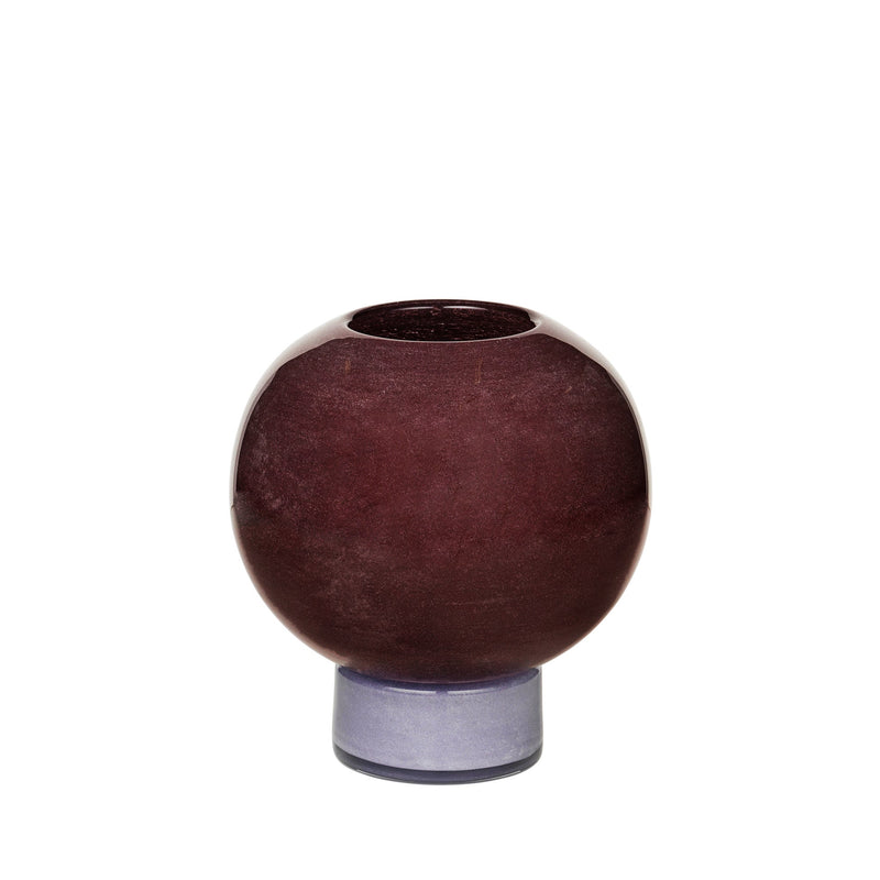 BROSTE Mari Aubergine Vase