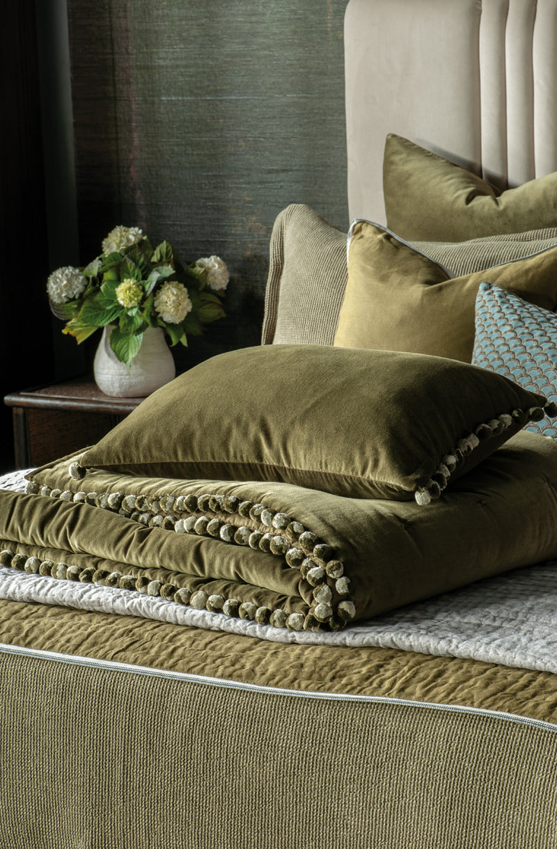 Cerchio Olive Comforter