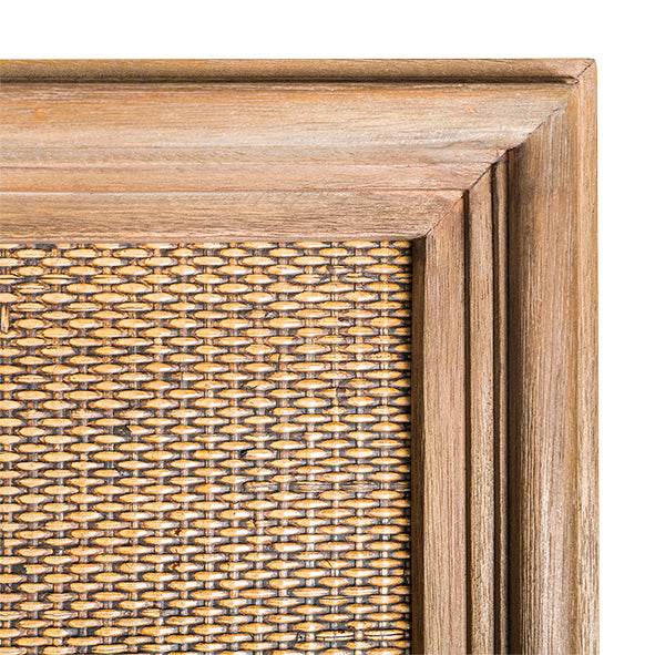 Ava Rattan Headboard King