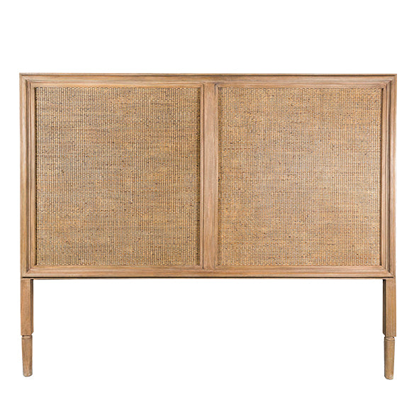 Ava Rattan Headboard King