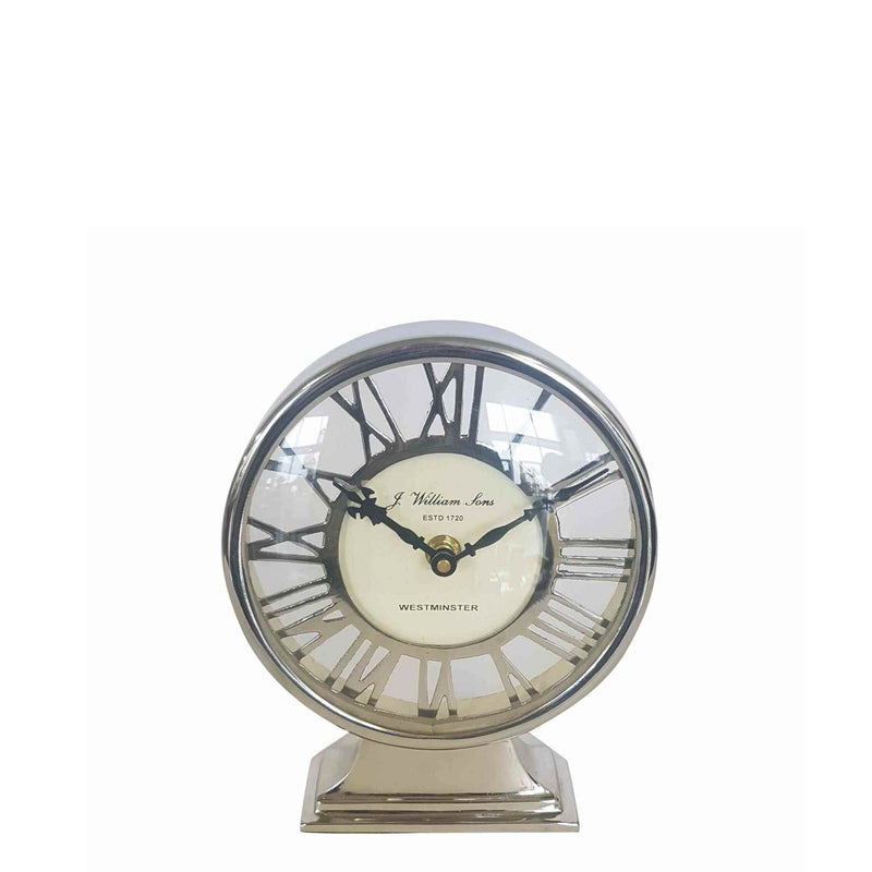 Roman Numerials Table Clock