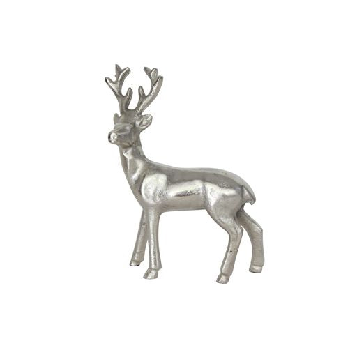 Antique Silver Deer Standing