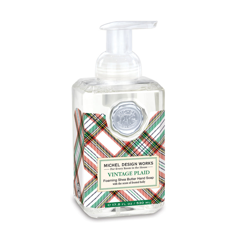 Foaming Soap Vintage Plaid