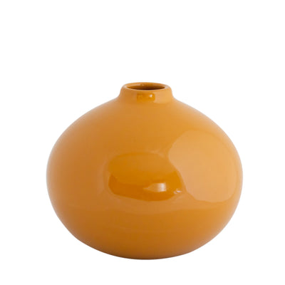 Saffron Round Vase