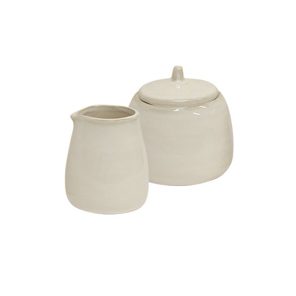 Franco Rustic White Sugar Pot