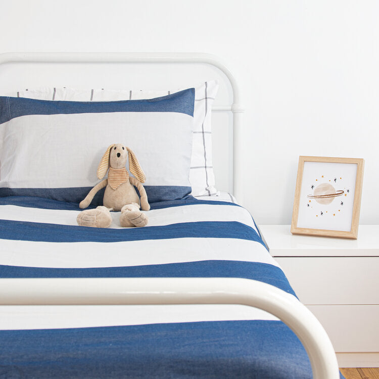 Sturdy Stripe Duvet Cover - Queen