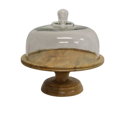 Ploughmans Board Cake Dome on Stand