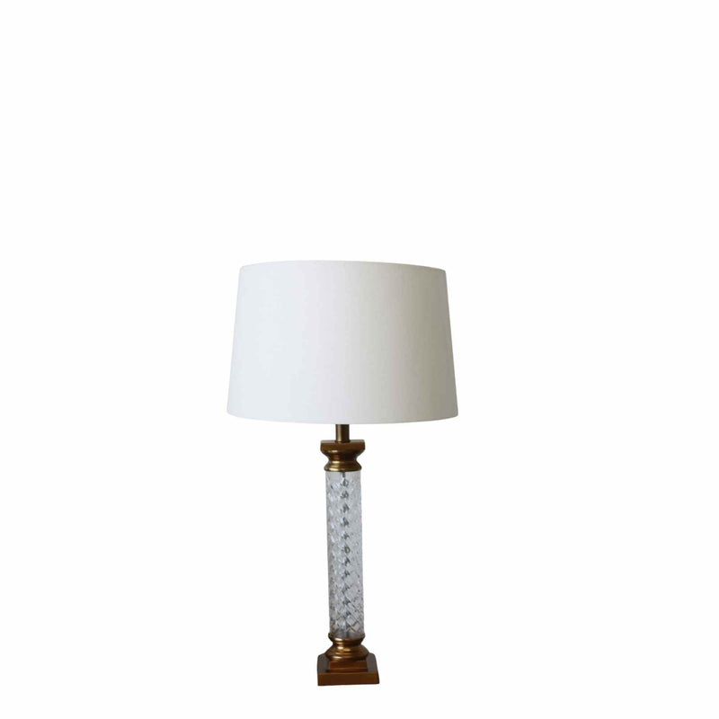 Cut Glass Detail Table Lamp
