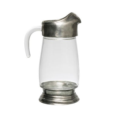 Pewter & Glass Jug