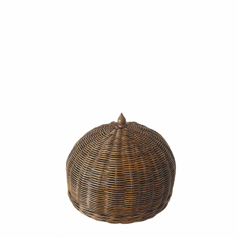 Rattan Food Dome Brown