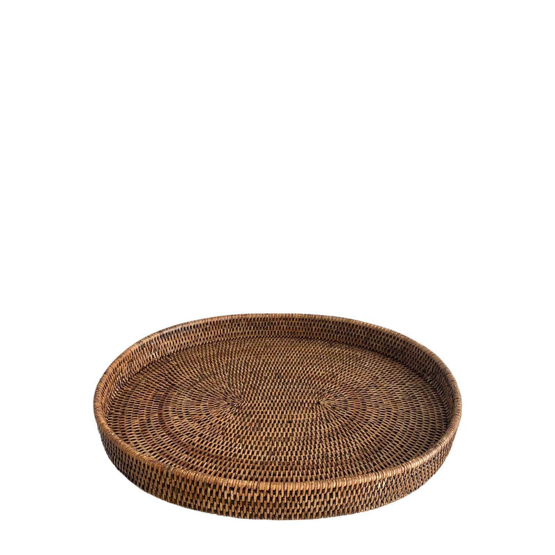 Tan Oval Tray