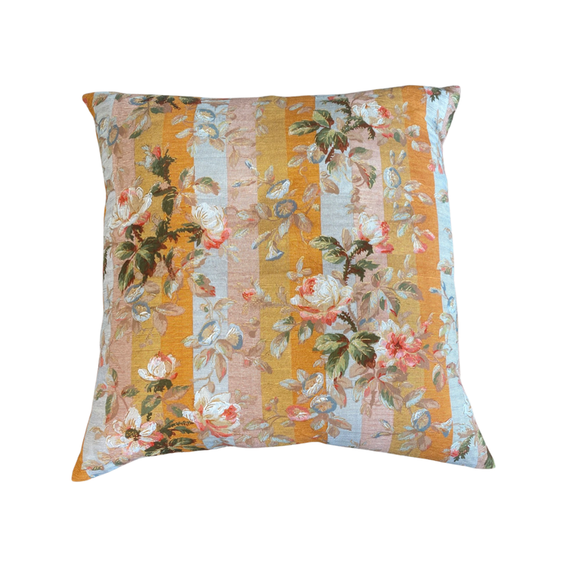 Bespoke Cushion HOH Rainbow Rose Dusk Stripe