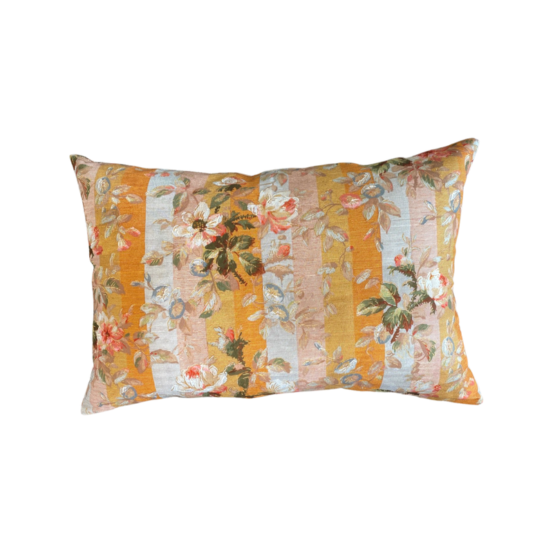 Bespoke Cushion HOH Rainbow Rose Dusk Stripe