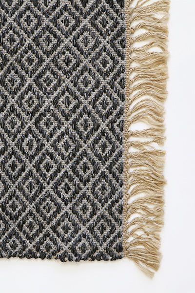 Reef Indoor/Outdoor Floor Rug - Charcoal