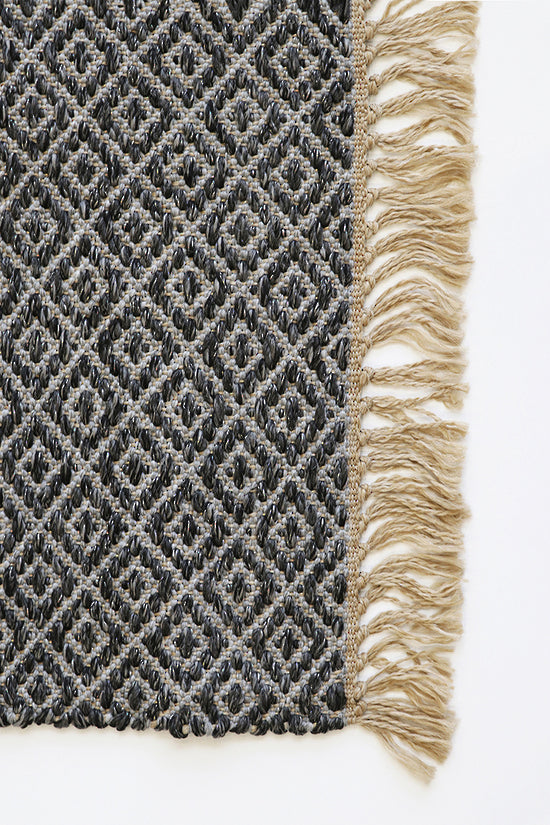 Reef Indoor/Outdoor Floor Rug - Charcoal