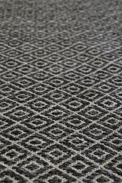 Reef Indoor/Outdoor Floor Rug - Charcoal