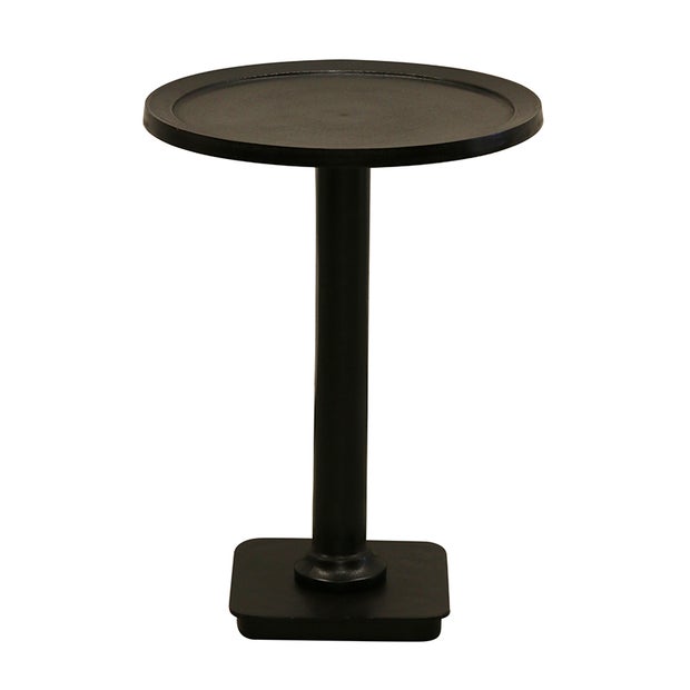 Round Side Table/Antique Bronze