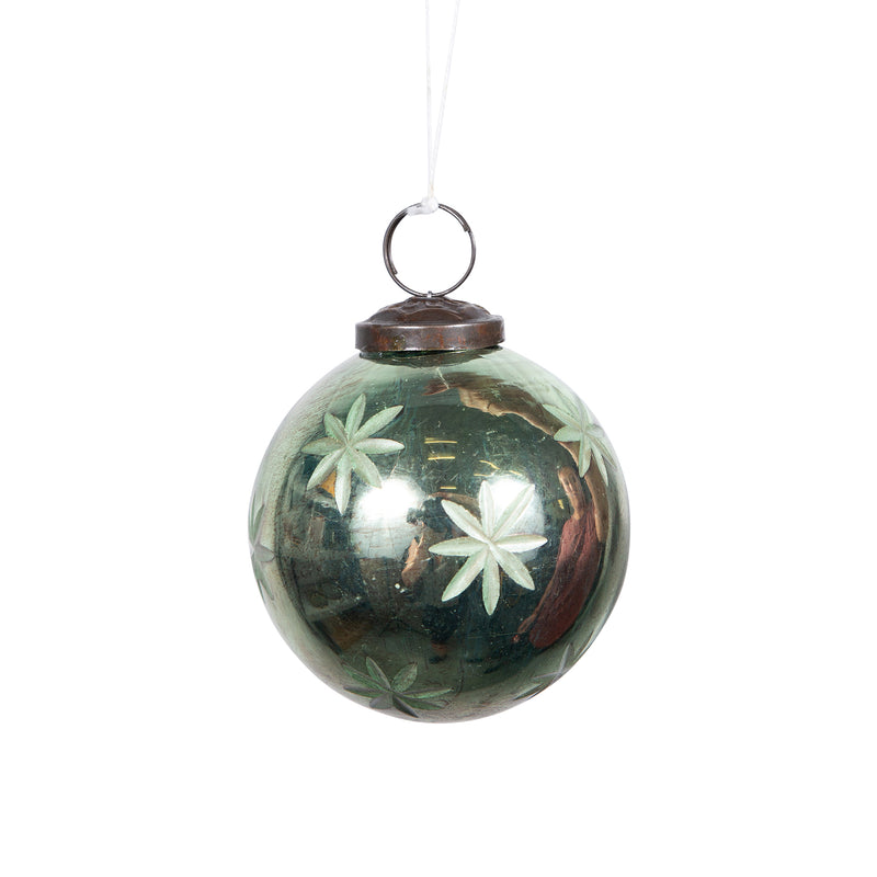 Floret Etched Hanging Ball