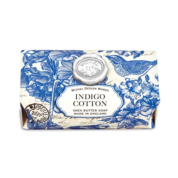 Large Soap Bar Indigo Cotton