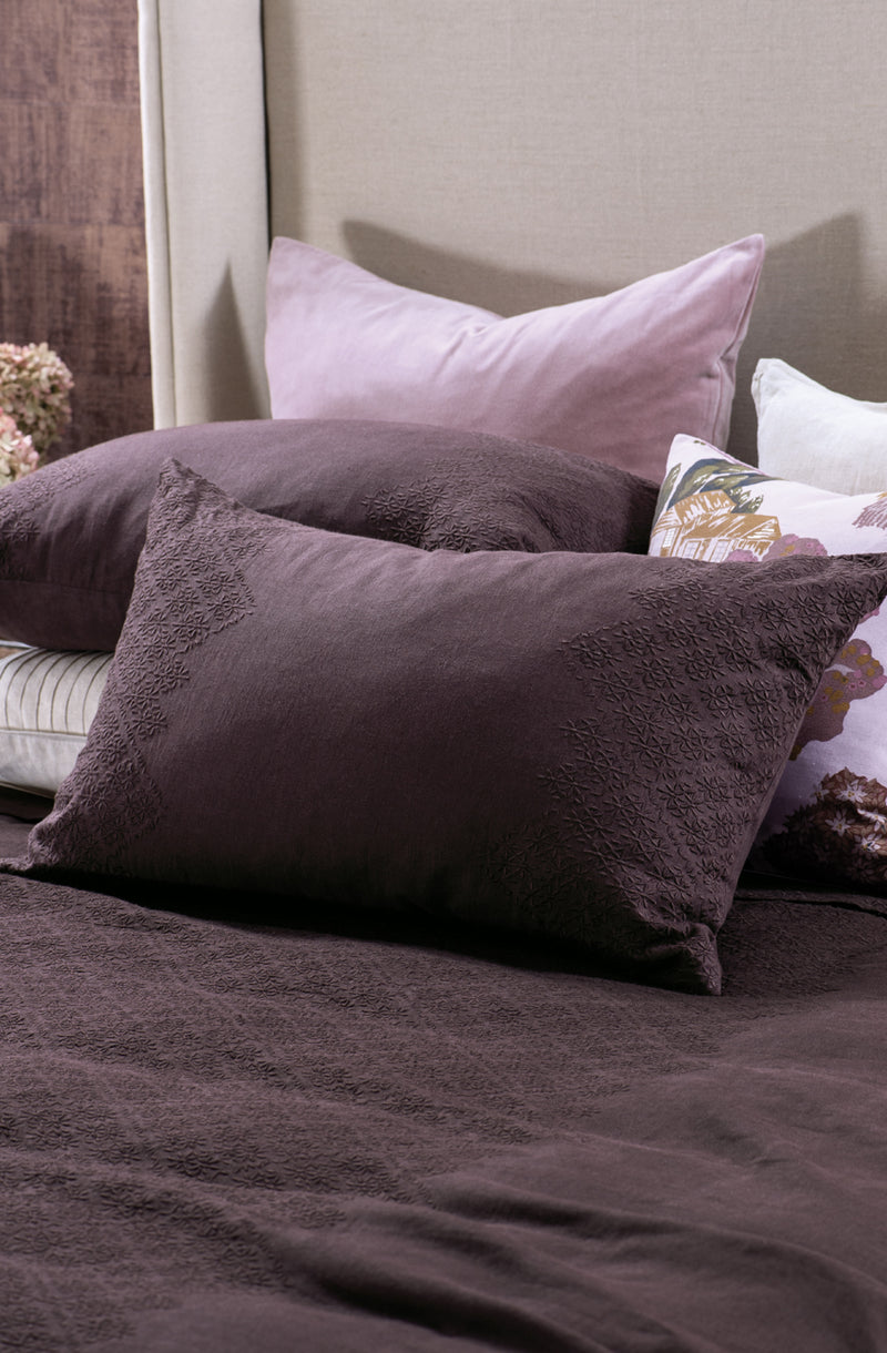 Sashiko Mulberry Pillowcase Pair