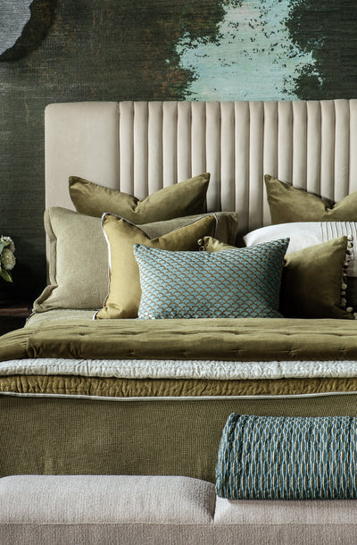 Sottobosco Olive Bedspread