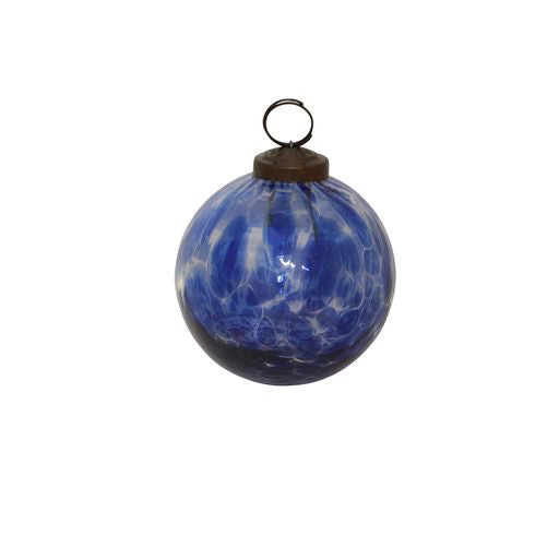 Cobalt Mottle Hanging Ball