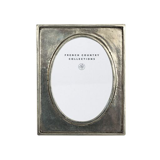 Pewter Frame - Oval 3x4"