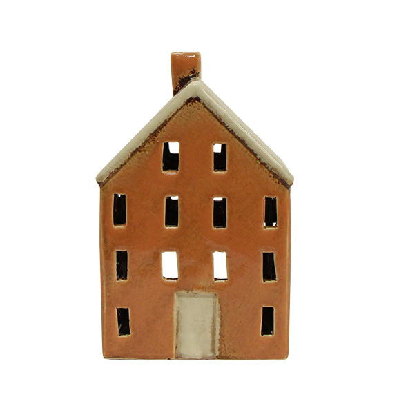 Chalet Tea Light House Mustard