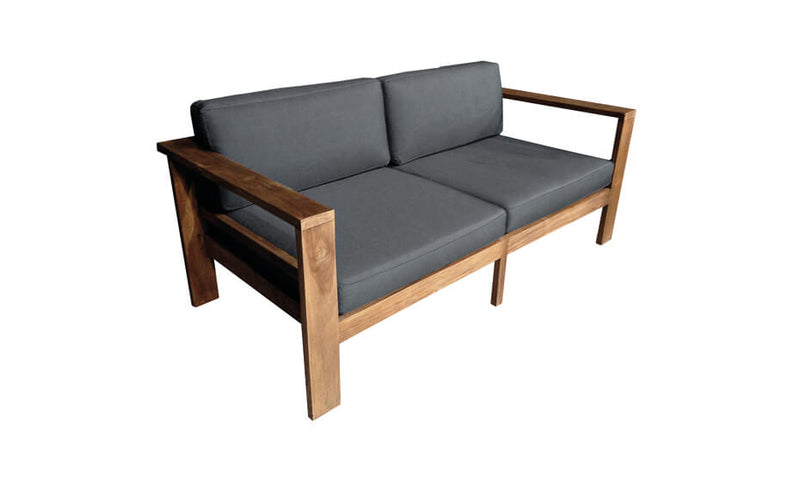Corfu 2 Seater Grey